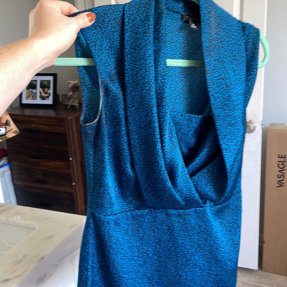Silk cowl neck blouse. Great condition! Date night, event or professional